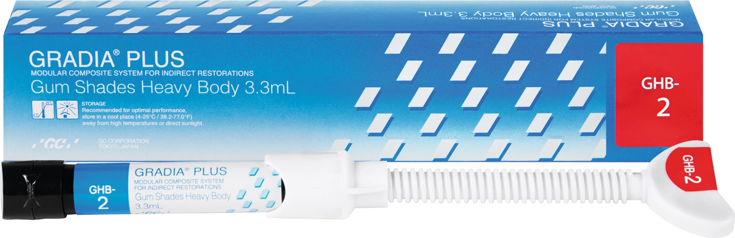 GC GRADIA™ PLUS Spritze 3,3 ml Paste GHB-2