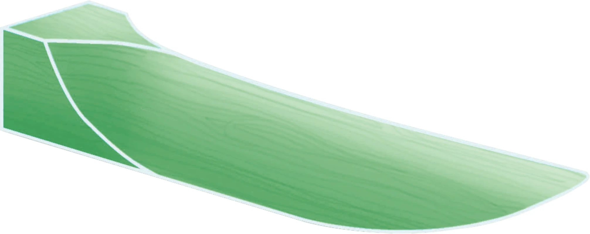 Interdentalkeile Ahornholz Box 100 Stück grün, 13 mm
