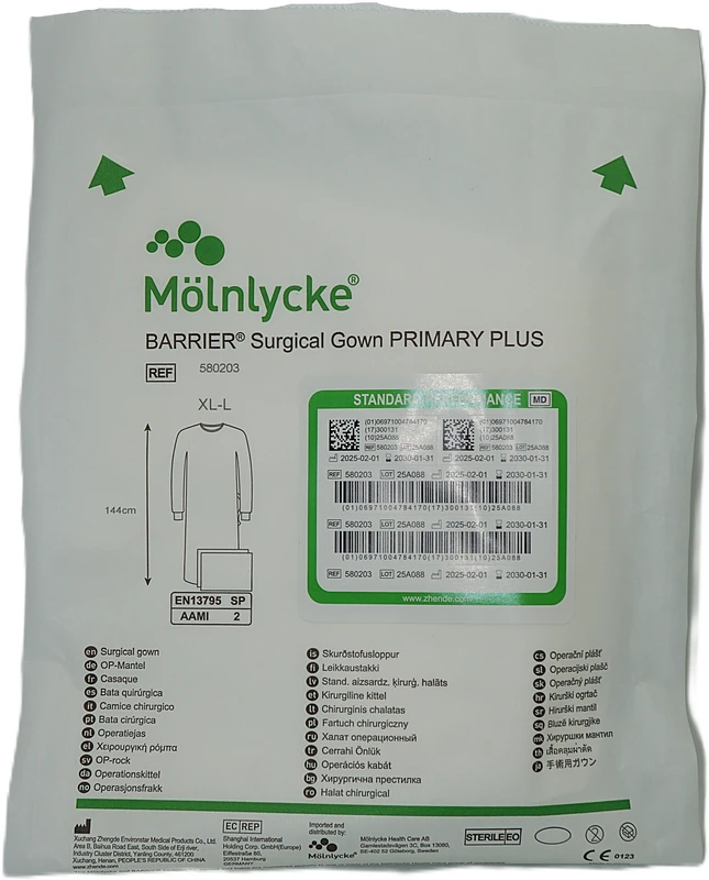 BARRIER® OP-Mantel PRIMARY verstärkt Mölnlycke Health Care