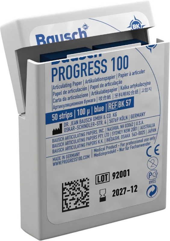 Bausch PROGRESS 100® Packung 50 Streifen blau, vorgeschnitten, BK 57