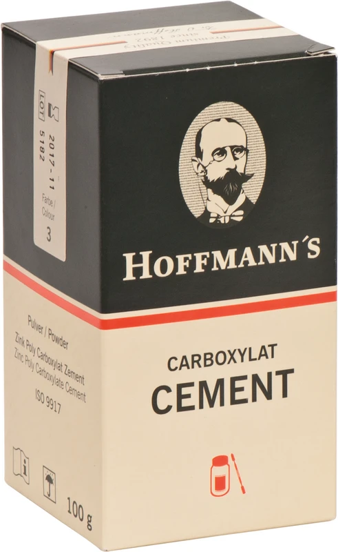 HOFFMANN´S CARBOXYLATCEMENT Packung 100 g Pulver FB3 HOFFMANN´S CARBOXYLATCEMENT Hoffmann Dental Manufaktur