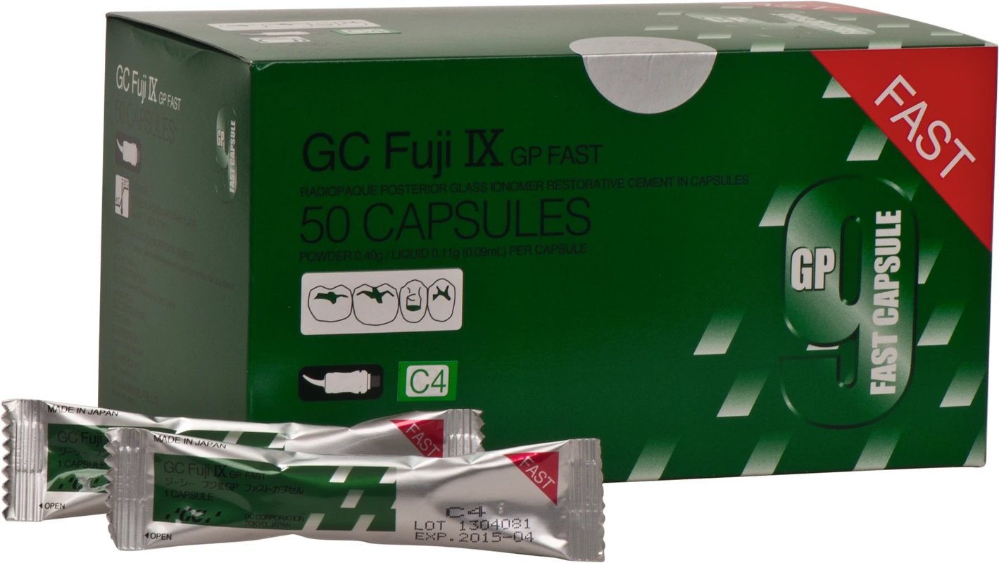 GC Fuji® IX GP Packung 50 Kapseln C4 schnellhärtend IonoStar Plus VOCO