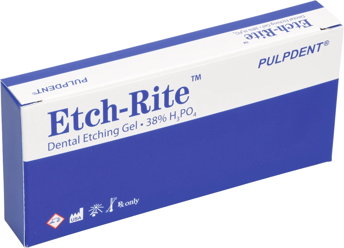 Etch Rite™ Packung 2 x 3 ml Spritze 38 %, 25 Nadelansätze