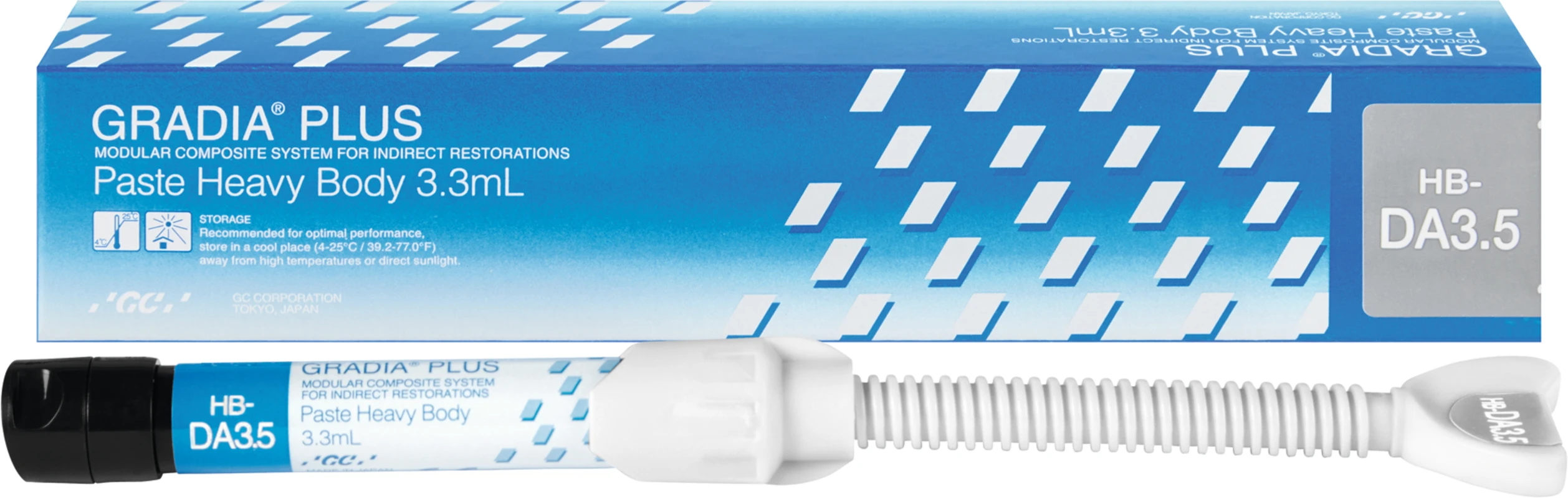 GC GRADIA™ PLUS Spritze 3,3 ml Paste HB-DA3,5