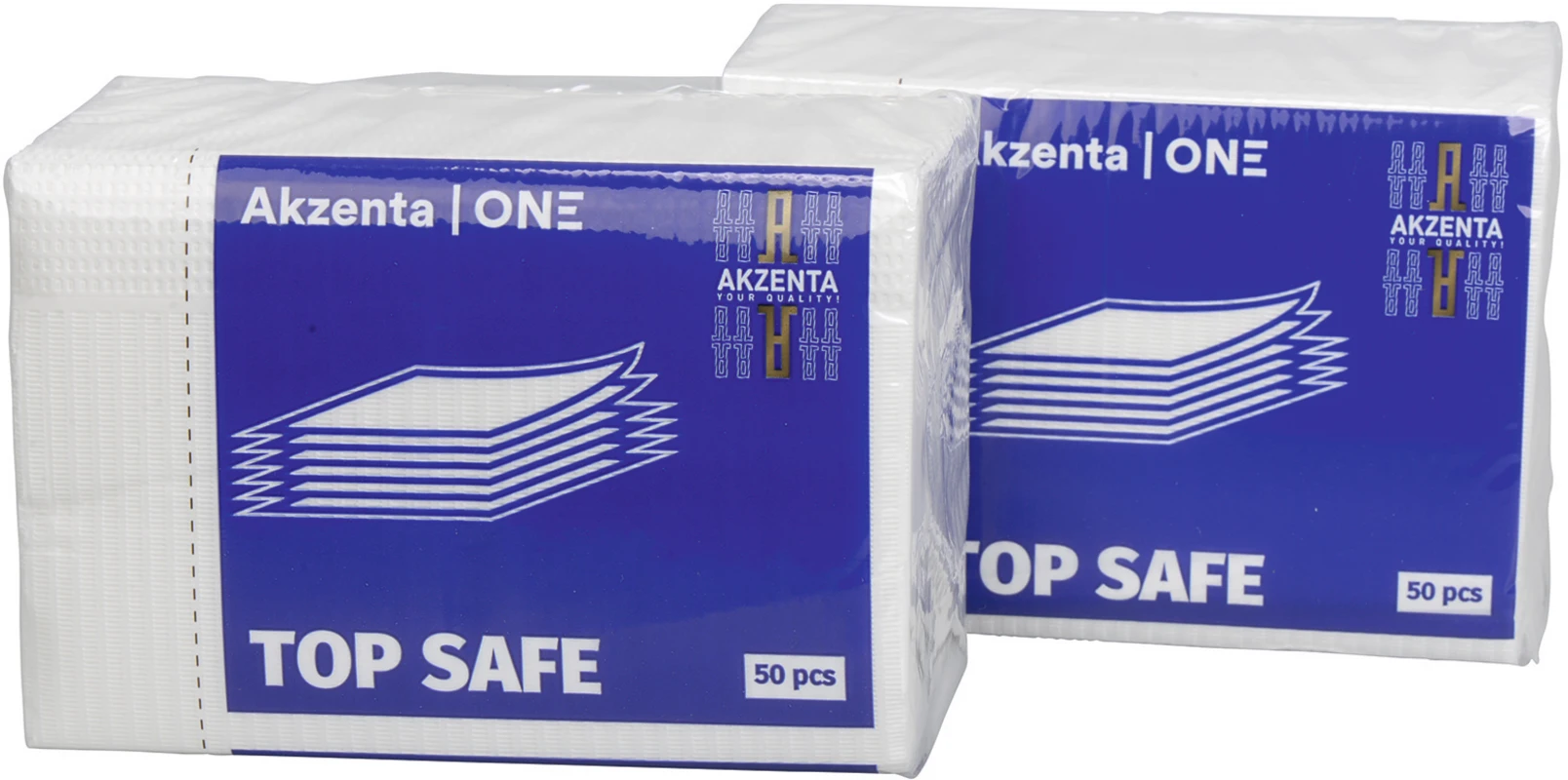 TOP SAFE Patientenservietten Karton 10 x 50 Stück weiß, 33 x 45 cm, 2-lagig