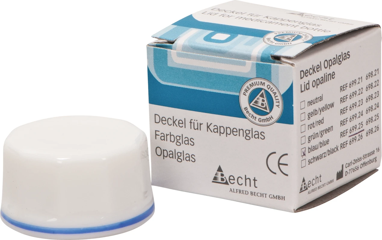 Kappengläser Stück Ersatz-Deckel mit blauem Ring