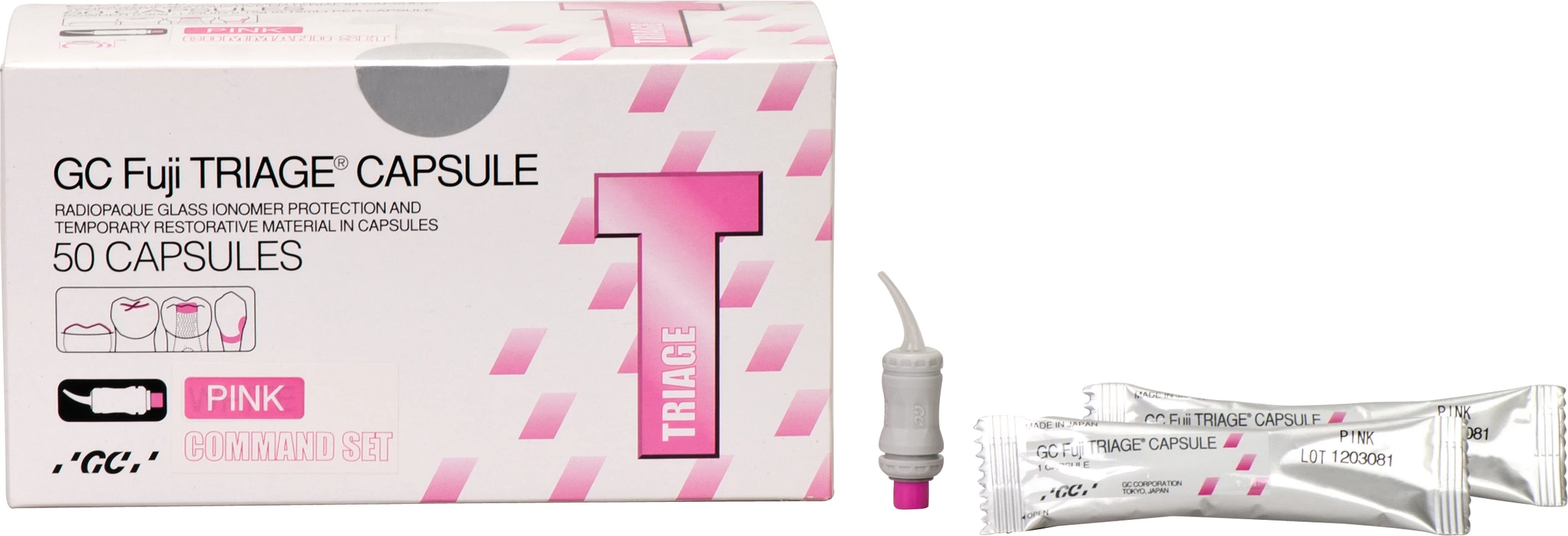 GC Fuji TRIAGE® Packung 50 Stück pink GC Fuji TRIAGE® GC