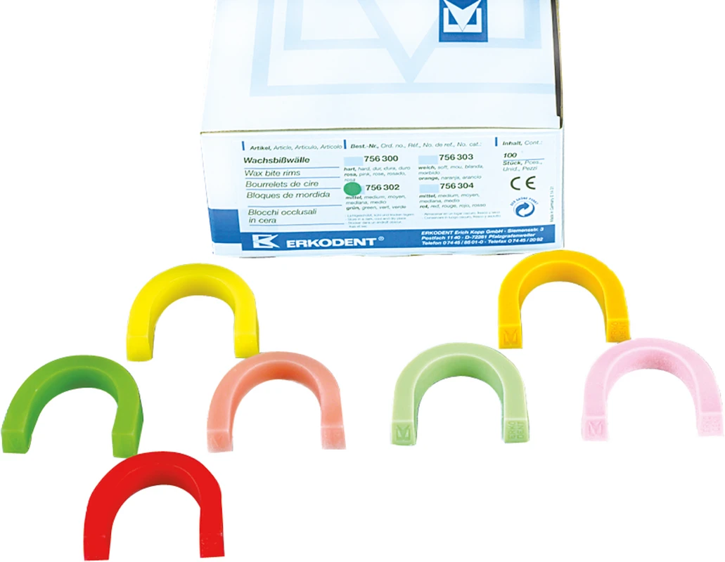 Wachsbisswälle Packung 100 Stück hellgrün, mittel