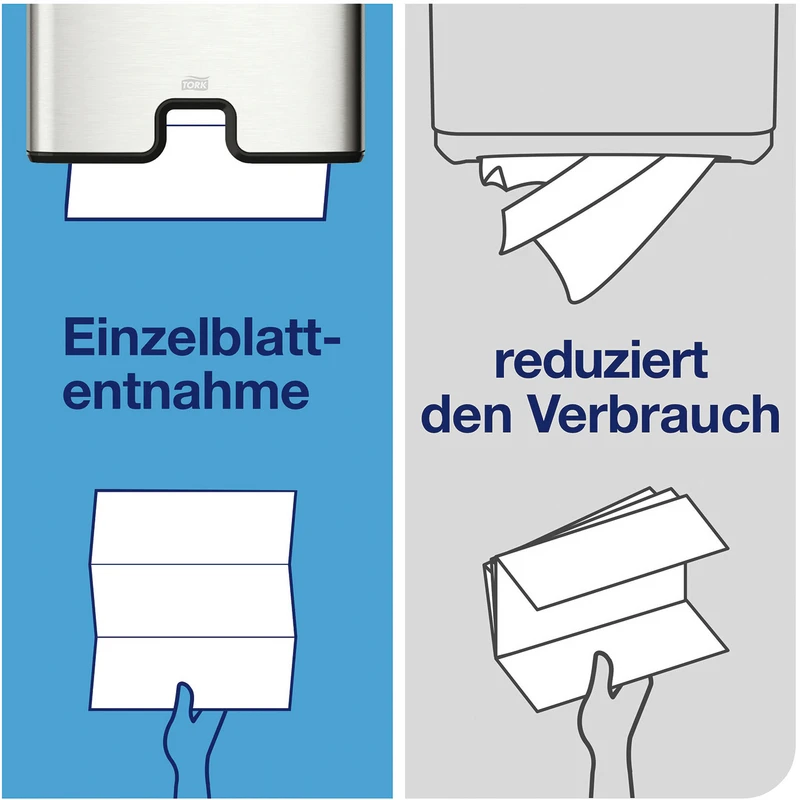 TORK® Xpress® Multifold (Interfold) Handtücher H2 System Karton 20 x 237 Stück 2-lagig, weiß TORK® Xpress® Multifold (Interfold) Handtücher H2 System essity