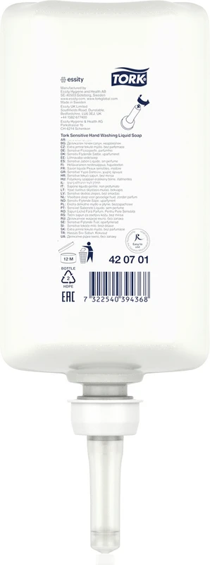 TORK® extramilde Flüssigseife Karton 6 x 1 Liter Kartusche