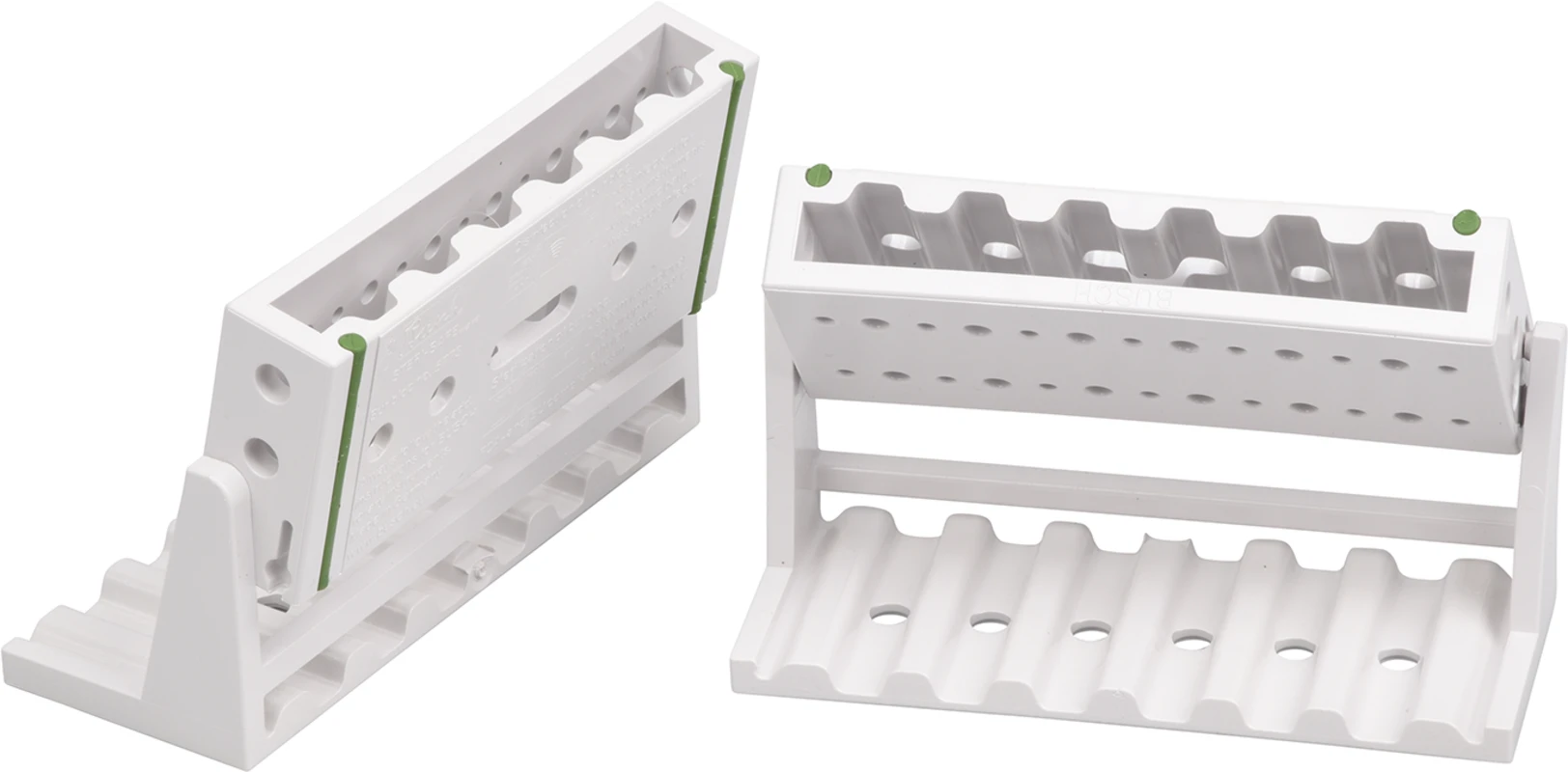 STERI-SAFE wave Packung 2 Ständer mit Silikonband grün, 76 x 30 x 33 mm