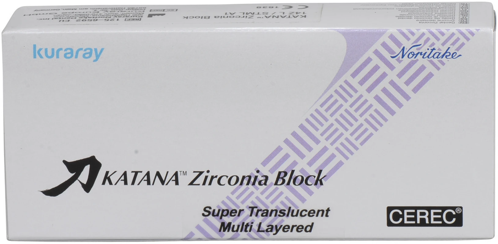KATANA™ Zirconia Block Packung 3 Stück Größe 14Z L, A1
