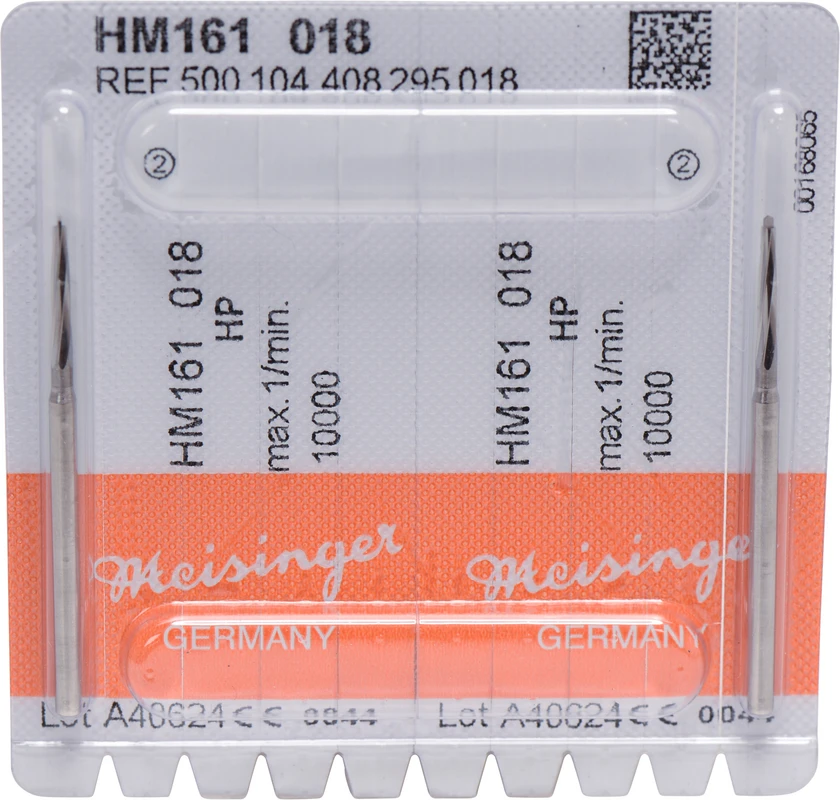 Chirurgie Fräser HM 161 Packung 2 Stück HP, Figur 408, 11 mm, ISO 018