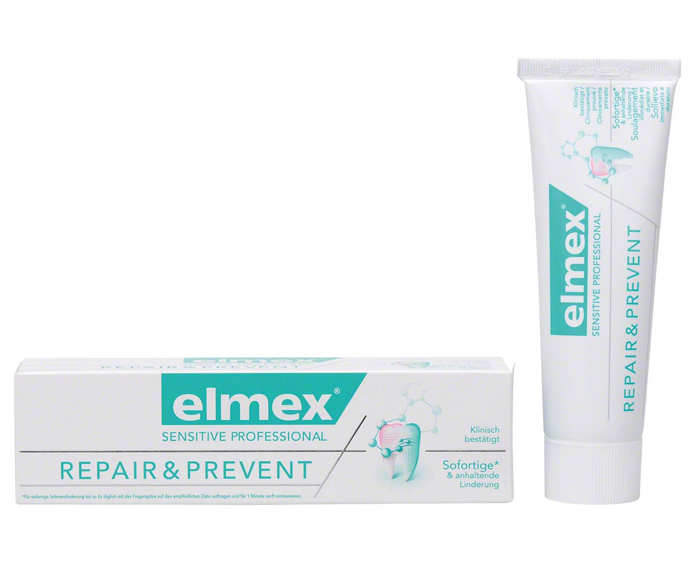 elmex® SENSITIVE PROFESSIONAL REPAIR &amp; PREVENT Zahnpasta CP GABA