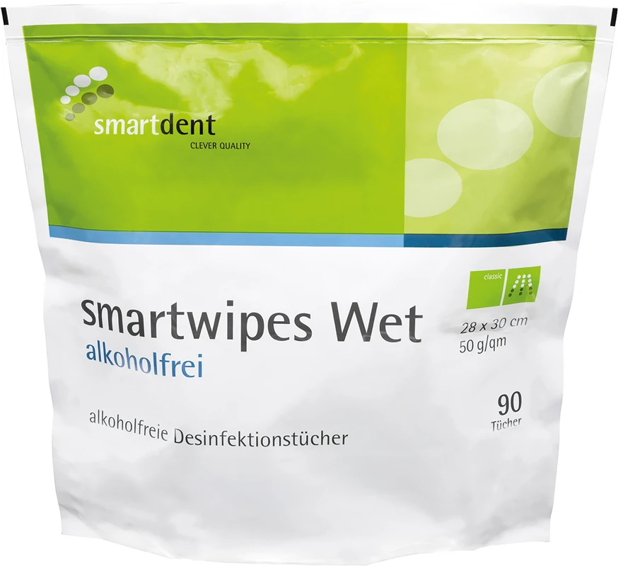smartwipes wet alkoholfrei Beutel 90 Stück