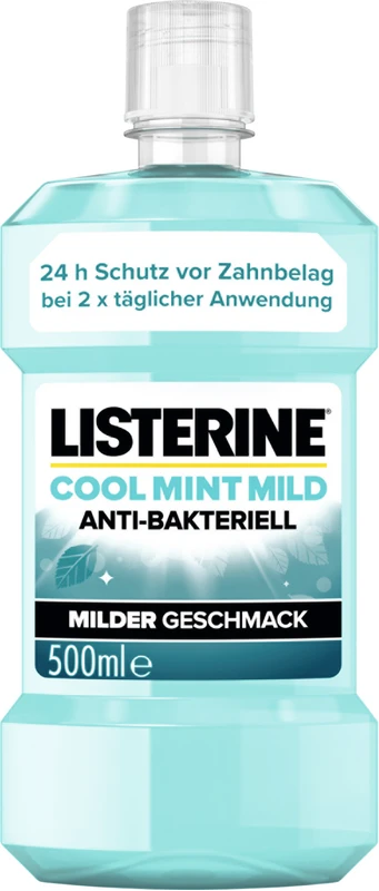 LISTERINE® COOL MINT MILDER GESCHMACK Johnson &amp; Johnson