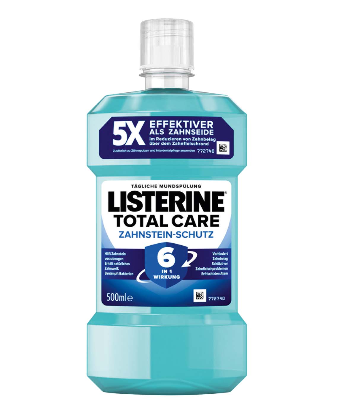 LISTERINE® TOTAL CARE ZAHNSTEIN-SCHUTZ Flasche 500 ml LISTERINE® TOTAL CARE ZAHNSTEIN-SCHUTZ Johnson & Johnson
