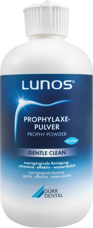 LUNOS® PROPHYLAXEPULVER GENTLE CLEAN Packung 4 x 180 g Neutral