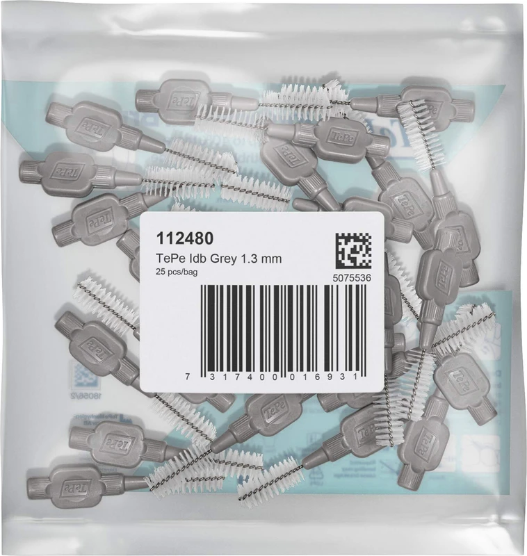 TePe® Interdentalbürsten Original Packung 25 Stück grau, Ø 1,3 mm