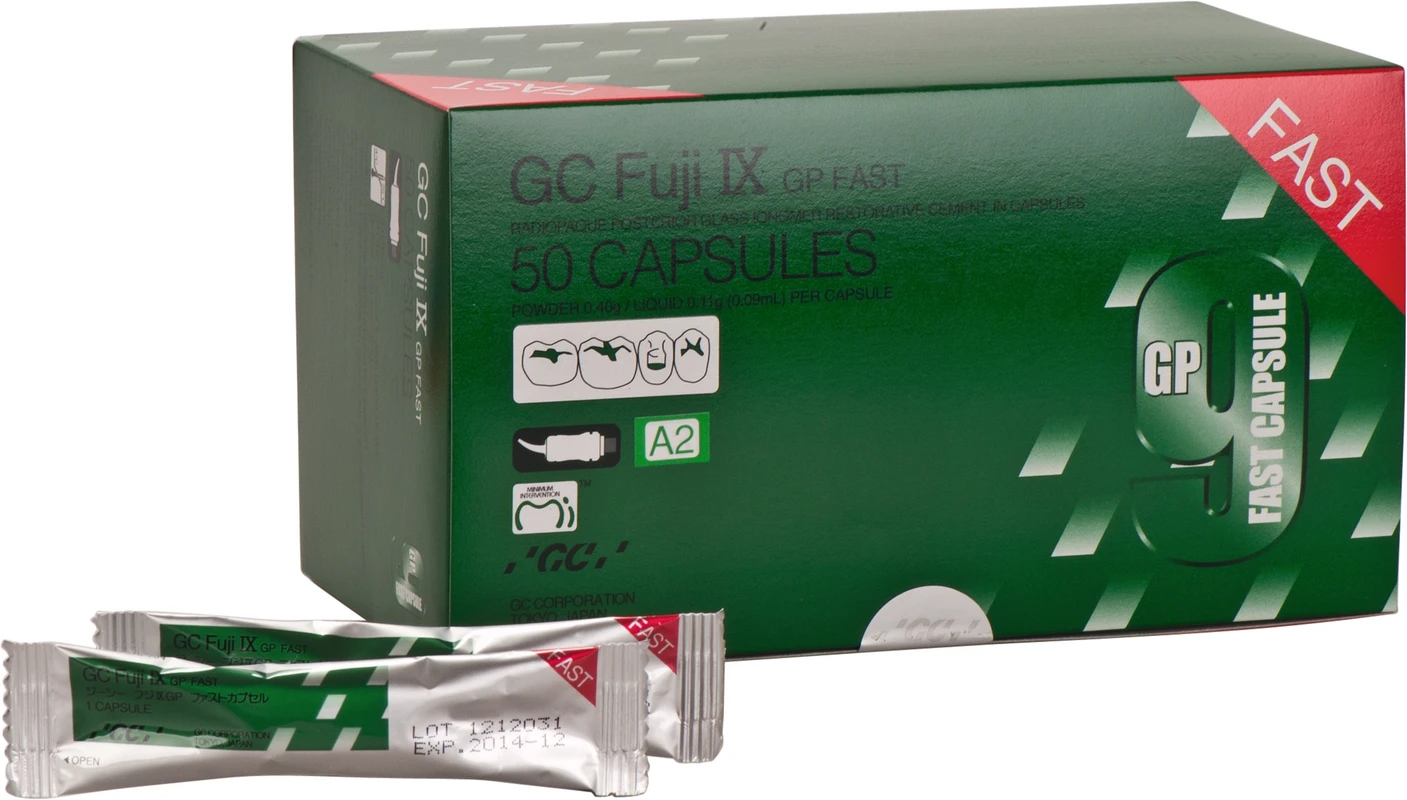 GC Fuji® IX GP Packung 50 Kapseln A2 schnellhärtend GC Fuji® IX GP GC