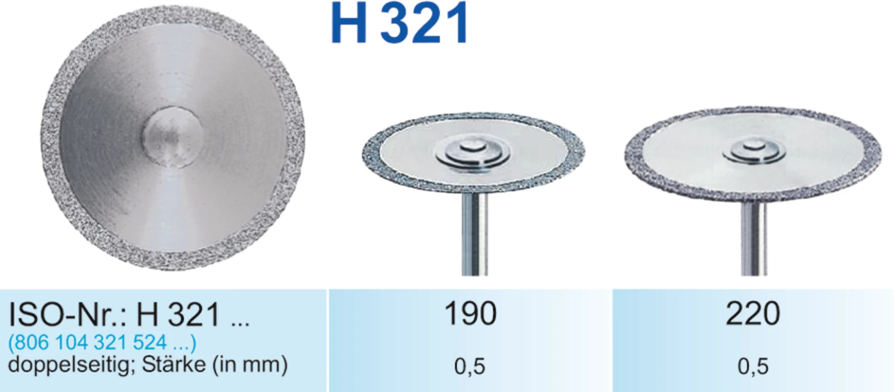 Diamantscheiben 321 Horico