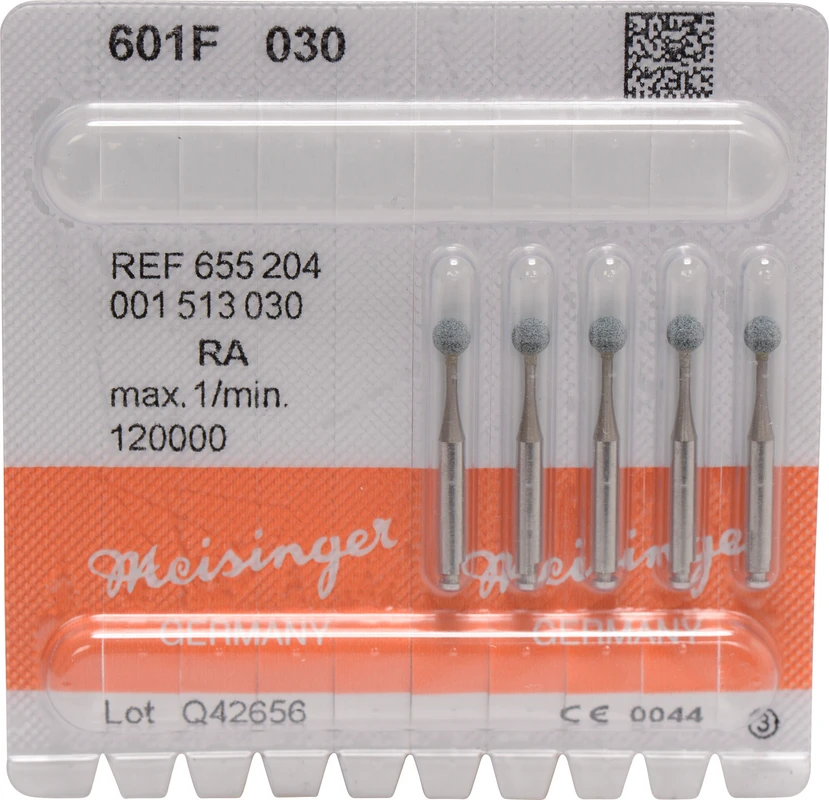 Keramische Schleifer 601 Packung 5 Stück grün fein, RA, Figur 001, ISO 030