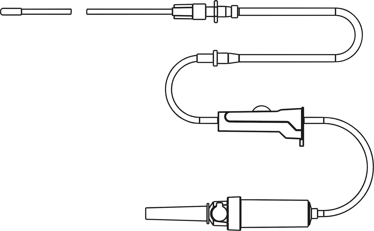 Einweg-Sprayschlauchset Packung 6 Stück 2,2 m für Motor mit 1,8 m Kabel