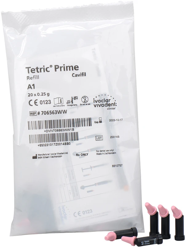 Tetric Prime Packung 20 x 0,25 g Cavifil A1