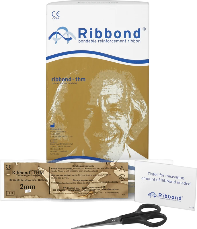 Ribbond® THM Minikit 22 cm, 2 mm, 0,18 mm, 1 Schere, 1 Zinnfolie, 1 Anleitung