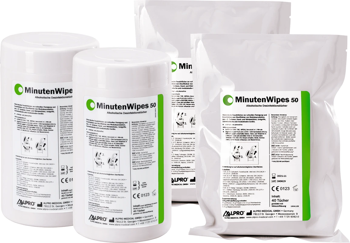 MinutenWipes 50 ALPRO MEDICAL