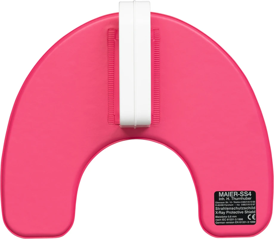 Strahlenschutzschild Stück pink