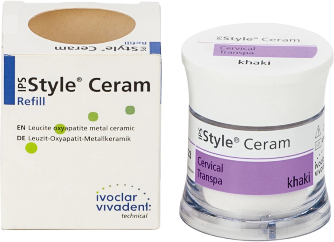 IPS Style® Ceram Dose 20 g Pulver cervical transparent khaki