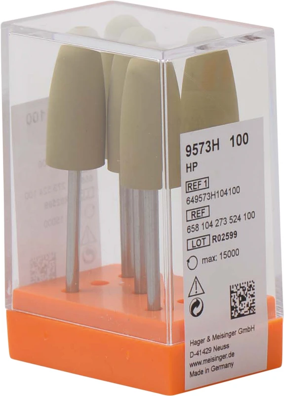 Kunststoffpolierer 9573 Packung 5 Stück gelb, HP, Figur 273, 24 mm, ISO 100