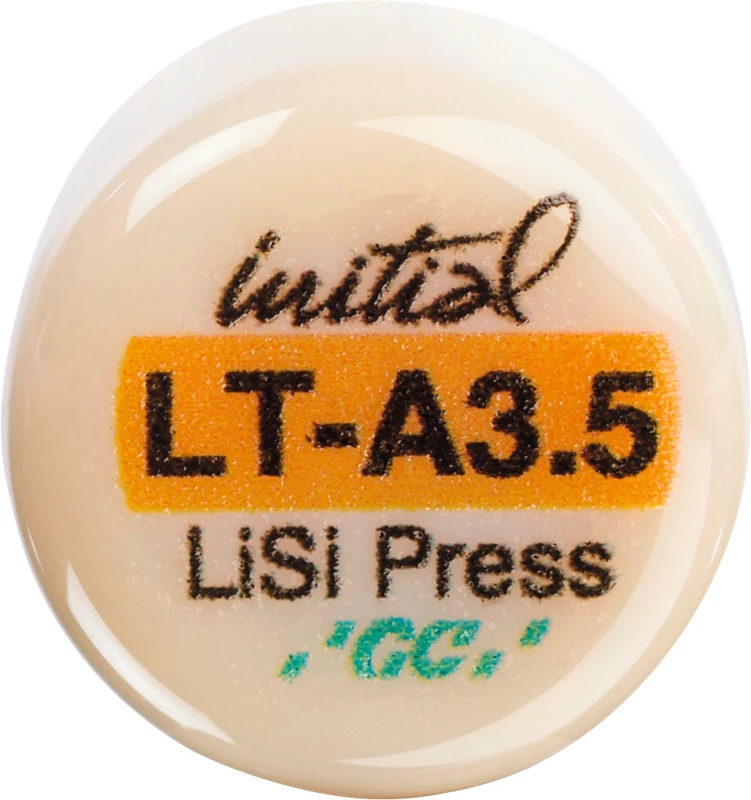 GC Initial™ LiSi Press Packung 5 x 3 g Rohling A3,5 LT