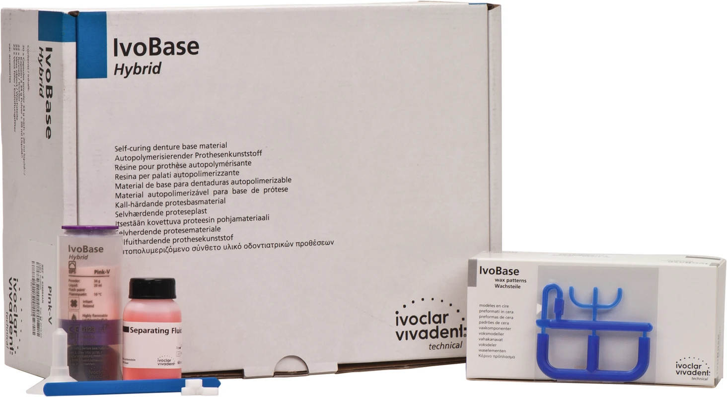 IvoBase® Hybrid Kapsel Set 20 Stück pink-V