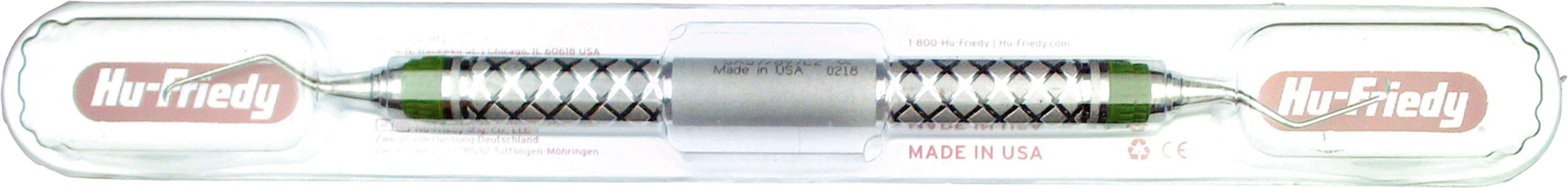 Küretten Gracey Mini Five EverEdge™ 2.0 Stück Figur 7/8, oral/bukkal, Griff #9, grün