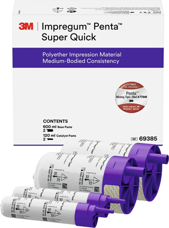 Impregum™ Penta™ Super Quick Refillpackung 2 x 300 ml Basispaste, 2 x 60 ml Katalysator Medium Body