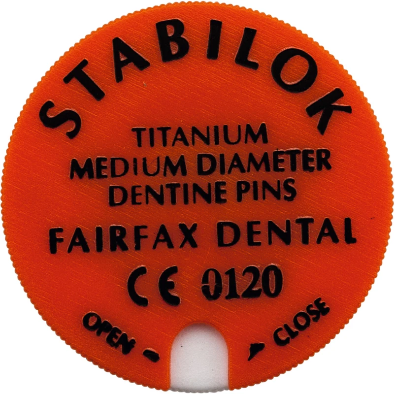 STABILOK Set 1 Vorbohrer, 20 Pins normal, Titan, orange