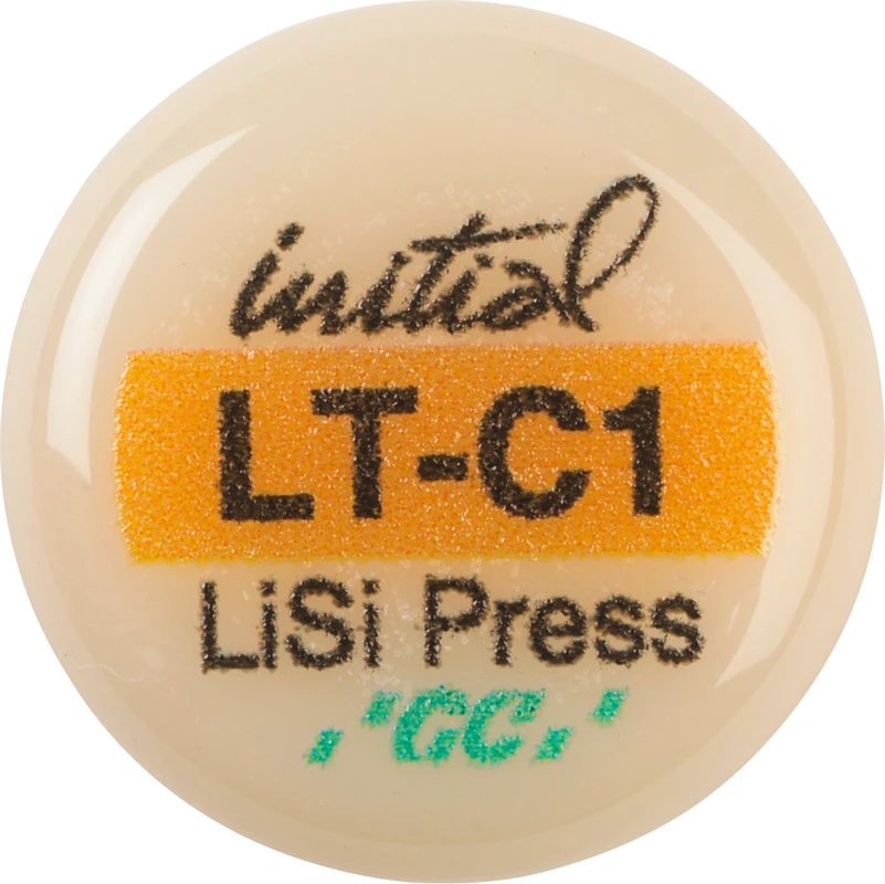 GC Initial™ LiSi Press Packung 5 x 3 g Rohling C1 LT
