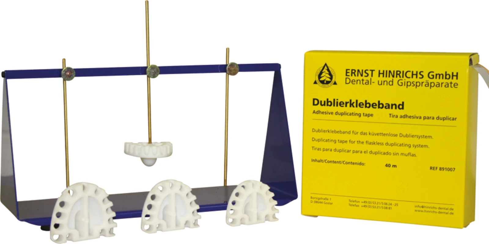 Dubliertechnik Packung 40 m Dublierklebeband