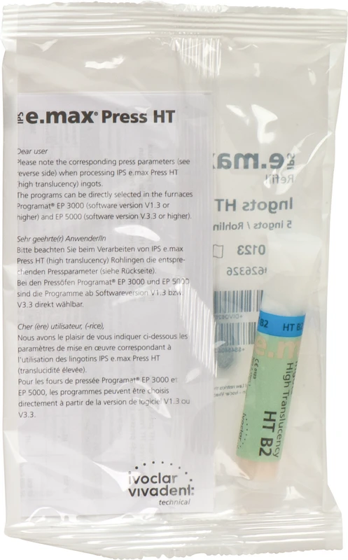 IPS e.max® Press Packung 5 Rohlinge HT B2