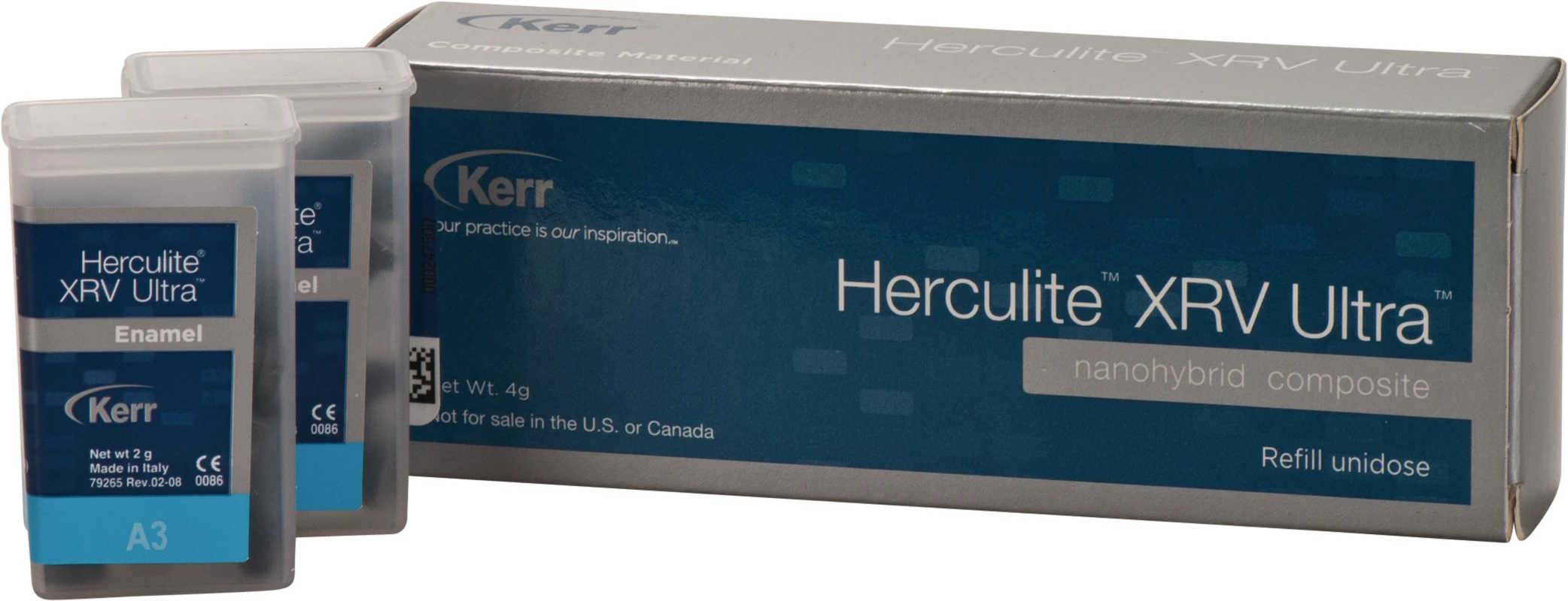 Herculite® XRV Ultra™ Packung 20 x 0,2 g Unidose schmelz A3