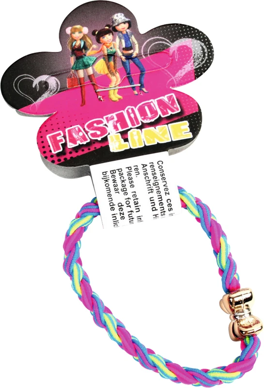 Armband geflochten Packung 24 Stück geflochten, bunt