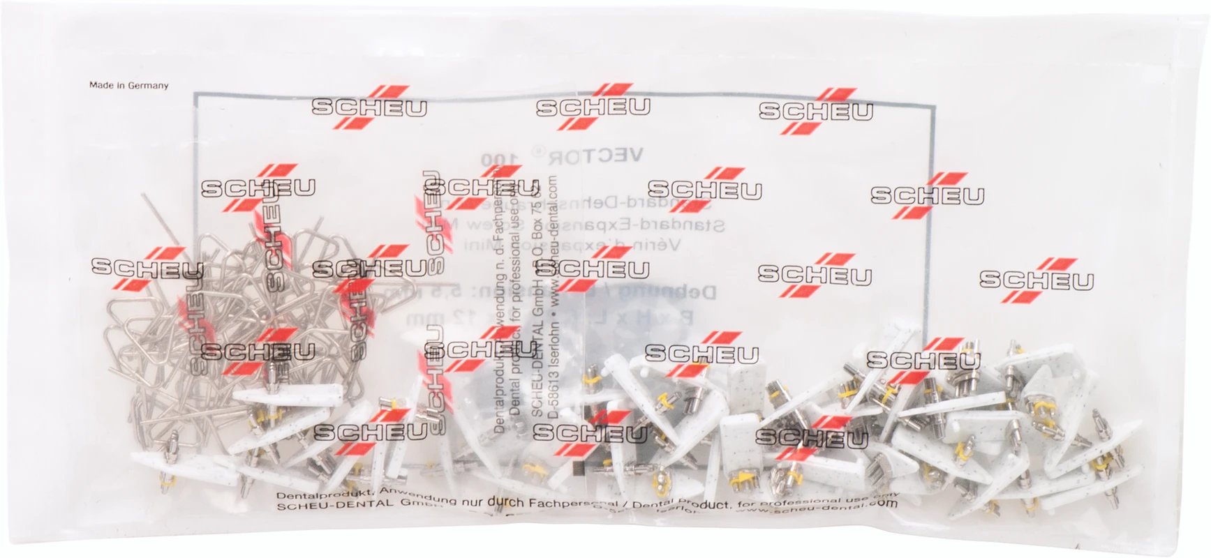 VECTOR® Standard-Dehnschrauben Packung 50 Stück VECTOR 100, (B x H x L) 6,2 x 2,8 x 12 mm, Dehnung 5 mm