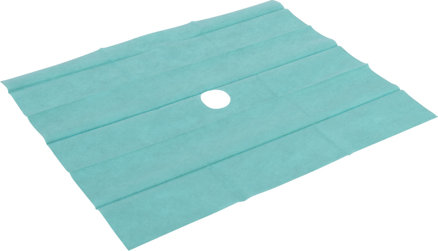 Foliodrape® Protect Lochtücher Packung 40 Stück 75 x 90 cm, Ø 10 cm
