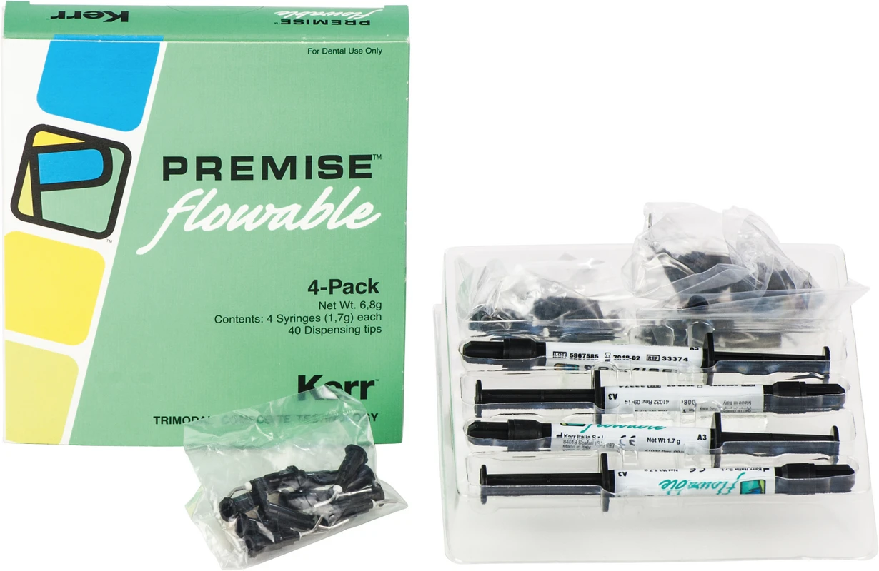 PREMISE flow Packung 4 x 1,7 g Spritze A3, 40 Ansätze
