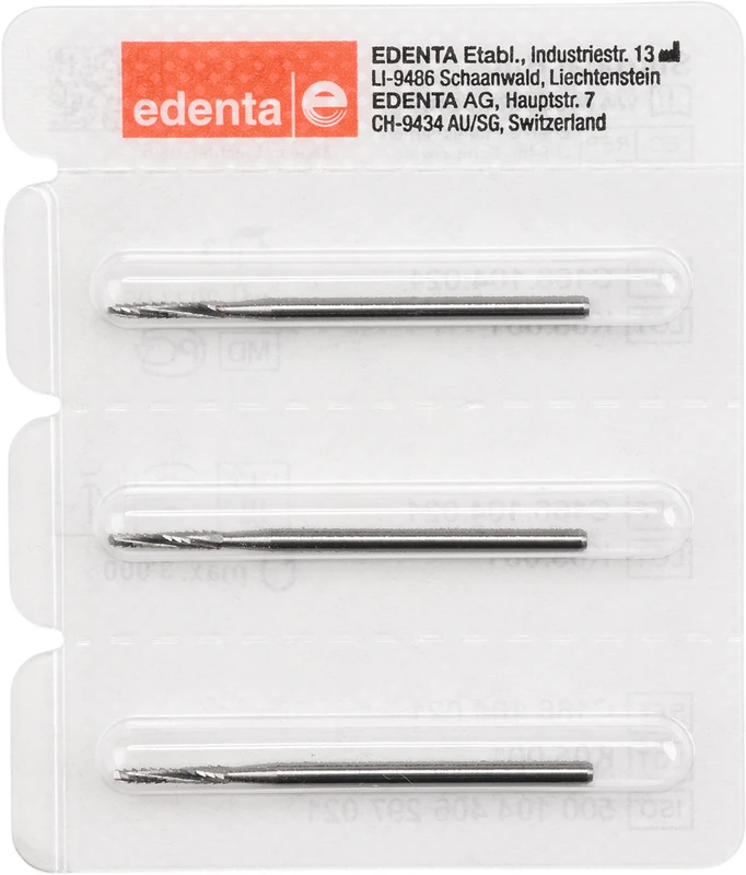 Chirurgie Knochenfräser nach Lindemann C166 Packung 3 Stück HP, Figur 409, 10 mm, ISO 021
