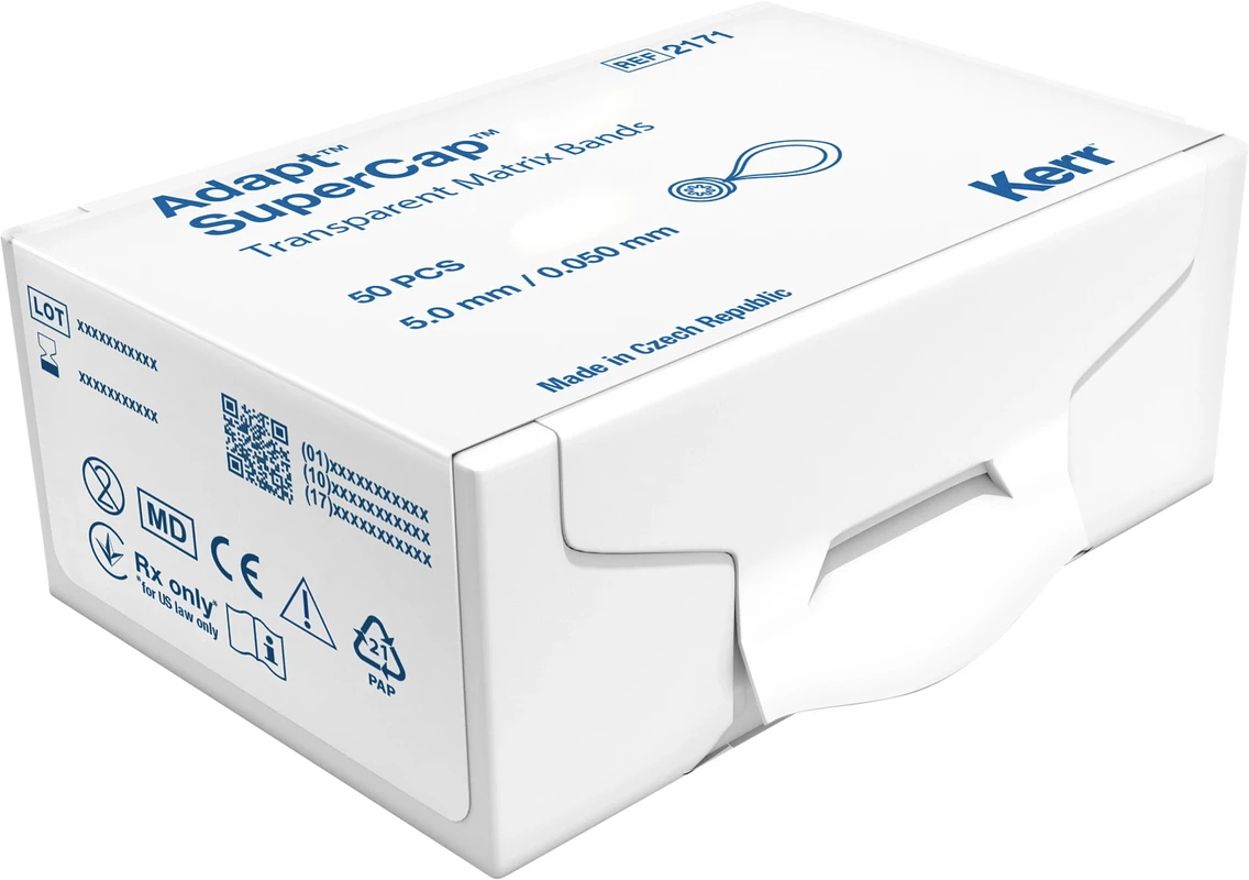 SuperMat® Packung 50 Adapter transparent Höhe 5 mm, Stärke 0,05 mm