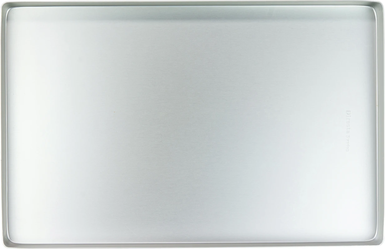 Alu-Tray Stück grau, ohne Perforierung