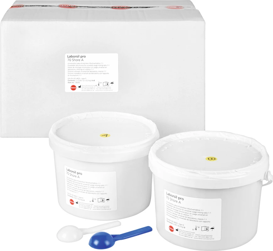 Laborsil pro 70 Karton 2 x 5 kg Dosen inklusive Dosierlöffel